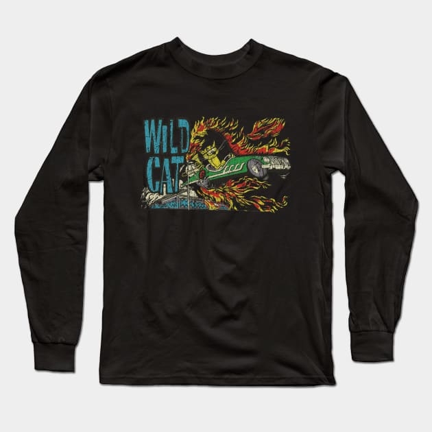 Wild Cat Long Sleeve T-Shirt by JCD666